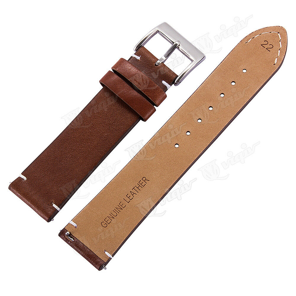 Dây đeo bằng da thật cho đồng hồ nam 18 20 22mm