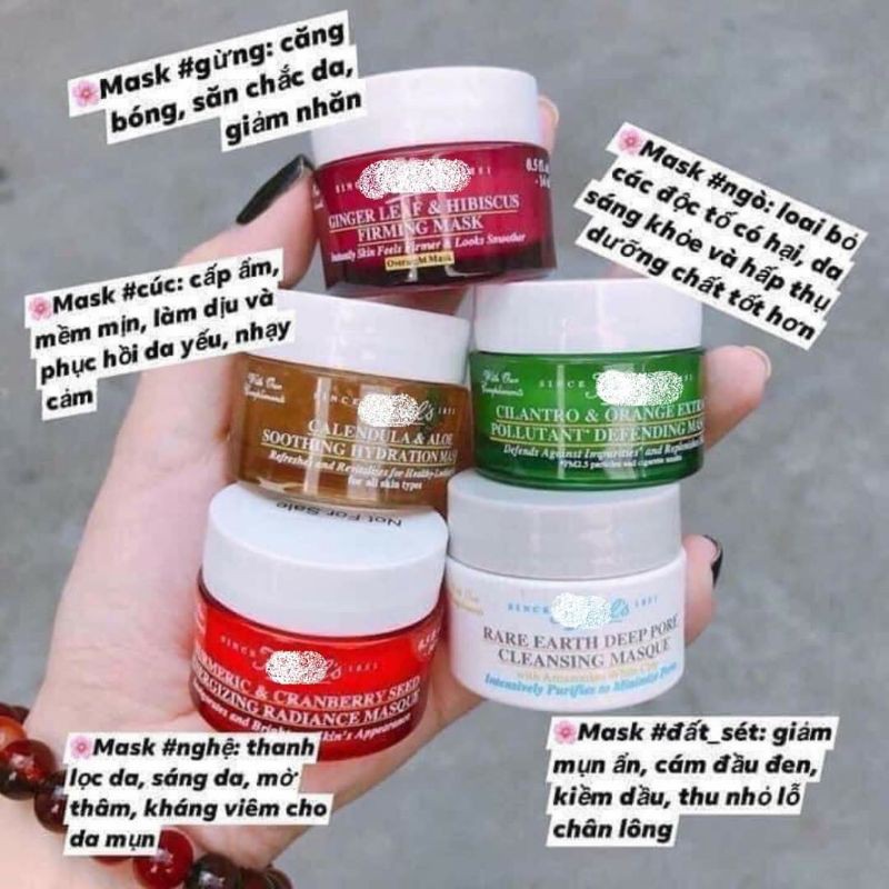 [14ml] Mặt nạ Kiehls mini các loại