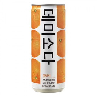 Nước demisoda vị cam 250ml - 데미소다 오렌지 250ml