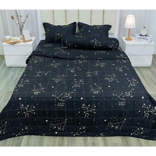 Chăn hè thu Chần Bông 2 mặt,Poly Cotton mềm đẹp,có chọn mẫu, mẫu cung hoàng đạo