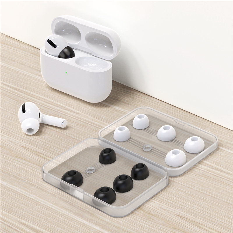 Set 6 cặp nút silicon đệm tai nghe chống ồn tiện dụng