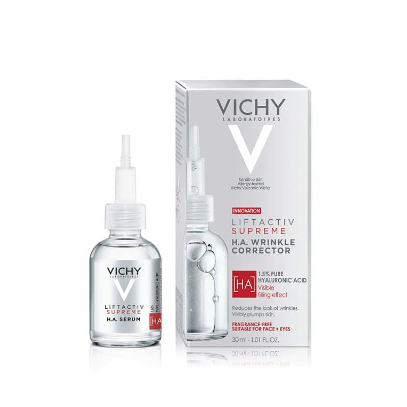 Tinh chất Vichy LiftActiv Supreme 1.5% Hyaluronic Acid chống lão hoá, giảm nếp nhăn 30ml