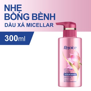 [Mã PG2112B giảm 8% đơn 199K] Dầu xả Rejoice Micellar - Nhẹ bồng bềnh 300ml