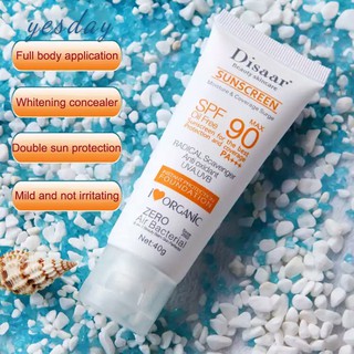 Kem chống nắng làm trắng tự nhiên lâu trôi chống nước SPF90 cho mặt và cơ thể