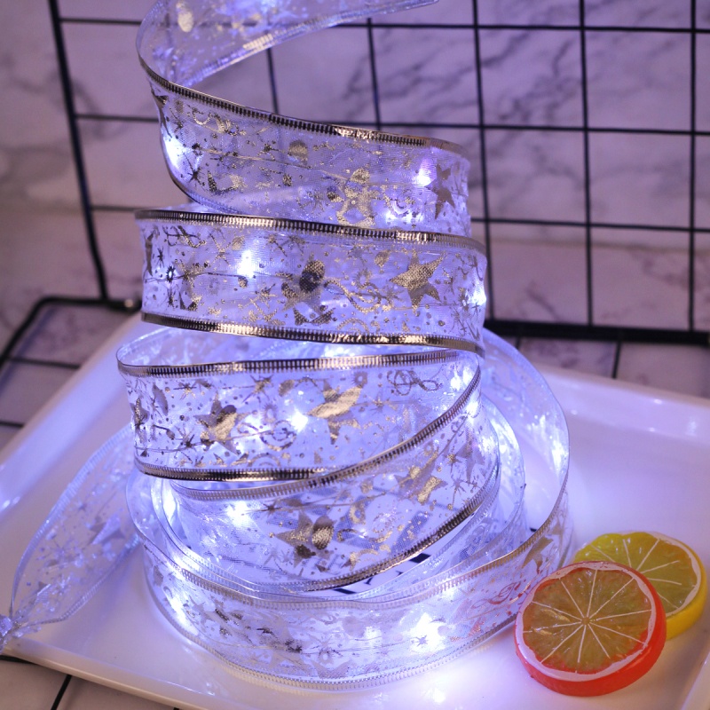 Dây Đèn LED Hai Lớp Trang Trí Cây Thông Noel 1 / 2 / 4M