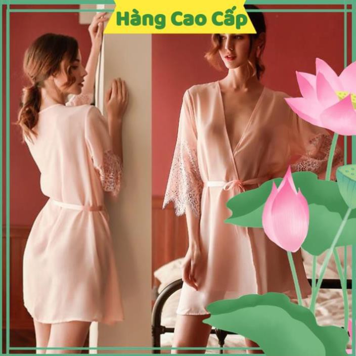 Váy Ngủ Sexy Gợi Cảm Váy Ngủ Xuyên Thấu Kiểu Áo Choàng Kimono Hàng Nhập Cao Cấp | BigBuy360 - bigbuy360.vn