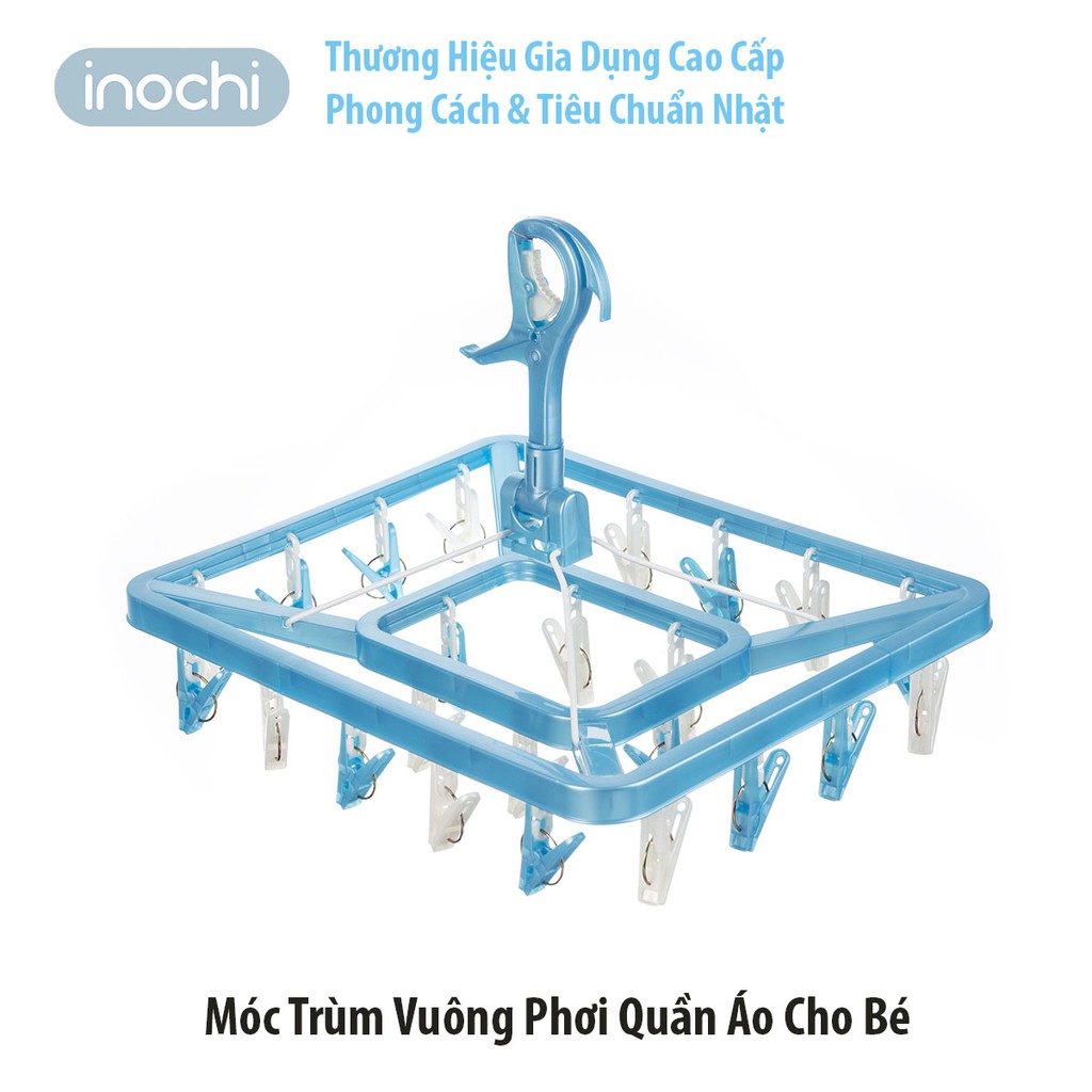 Móc Trùm Vuông Phơi, Tất,  Quần Áo, Tã Lót Trẻ Em Nhật Bản