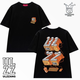 Áo thun local brand ULZZ ulzzang computer dành cho genz dáng tay lỡ unisex U-20
