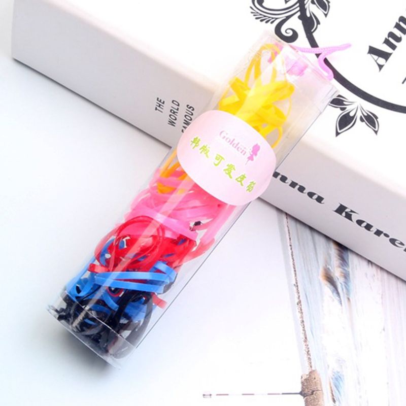 Dây Thun Buộc Tóc 8 Kiểu Dùng Một Lần Cho Bé Gái