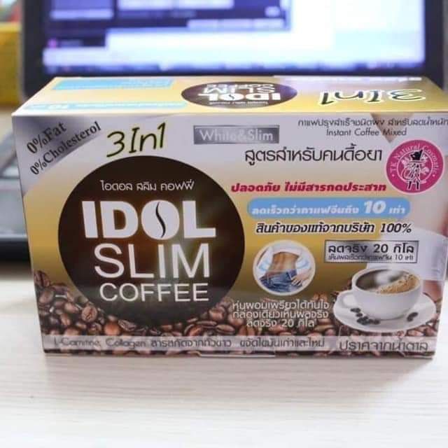 <CR> Cà phê IDOL SLIM 3IN1 HỘP 10 GÓI
