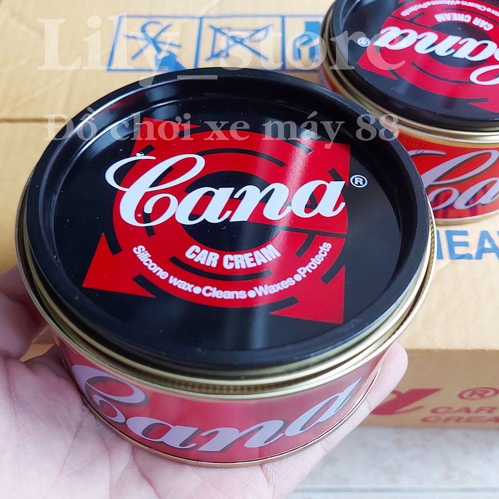 Cana Kem Đánh Bóng xe Xóa Trầy Xước Sơn Ô tô - Xe Máy hộp lớn 220g