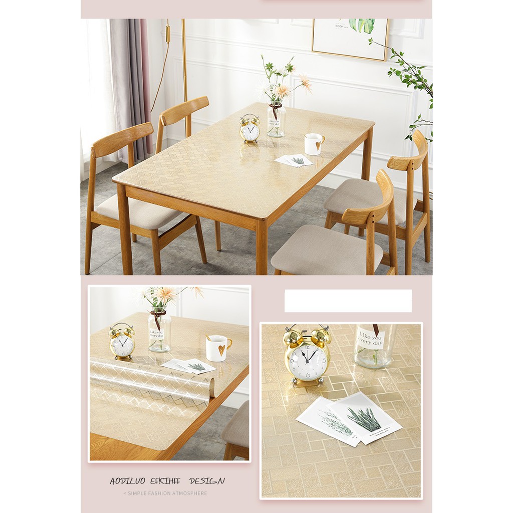 Khăn trải bàn pvc chống thấm - tấm trải bàn caro