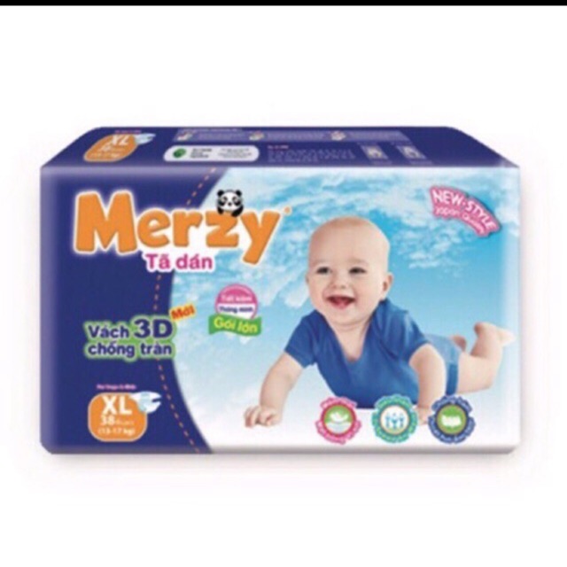 Tã dán Merzy S56/M48/L42/XL38