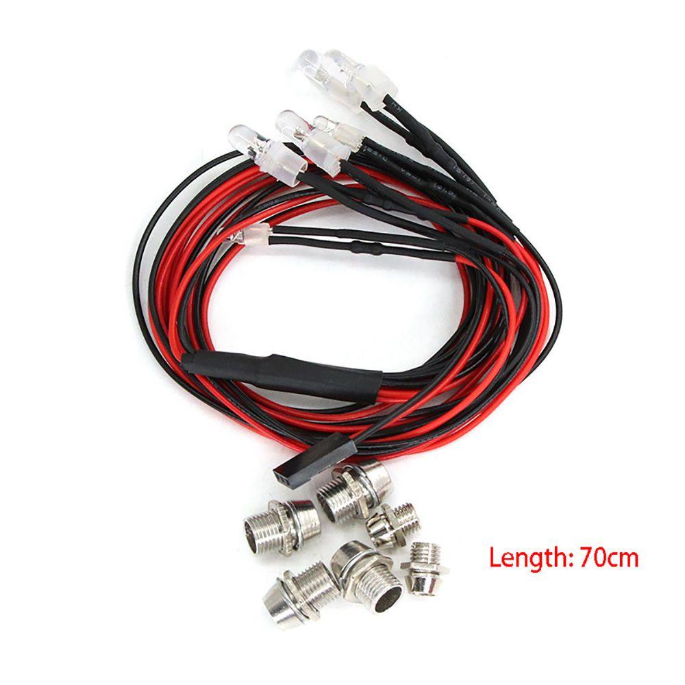 2 Đèn Pha Siêu Sáng Cho Xe Điều Khiển Từ Xa 4 / 6 / 8