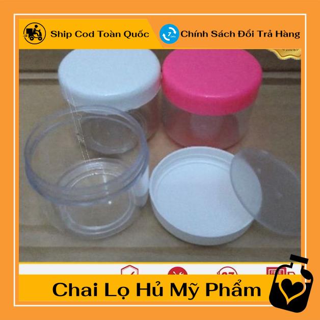 Hủ Đựng Kem ❤ TOP GIÁ RẺ ❤ Hũ nhựa trong đựng kem 100g chiết mỹ phẩm ,Xưởng Chai Lọ