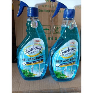 Nước lau rửa xịt kiếng kính sao băng cao cấp
