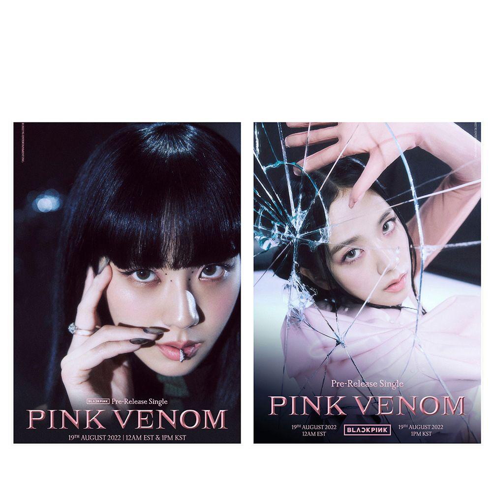 Sticker Dán Tường Tự Dính Hình VENOM Màu Hồng Thời Trang Trang Trí Phòng Ngủ Phòng Khách