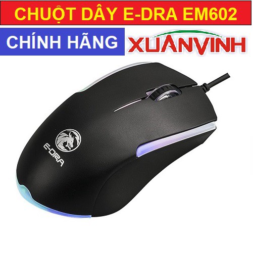 [Mã ELFLASH5 giảm 20K đơn 50K] Chuột Gaming E-Dra EM602 - Chính Hãng Mới 100%