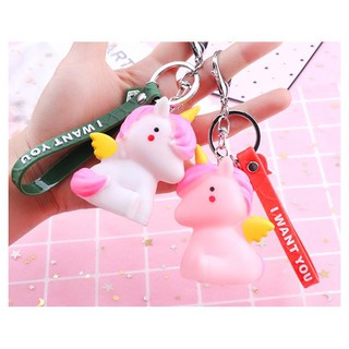 Móc Khóa Kì Lân led  cực xinh ( giao ngẫu nhiên)