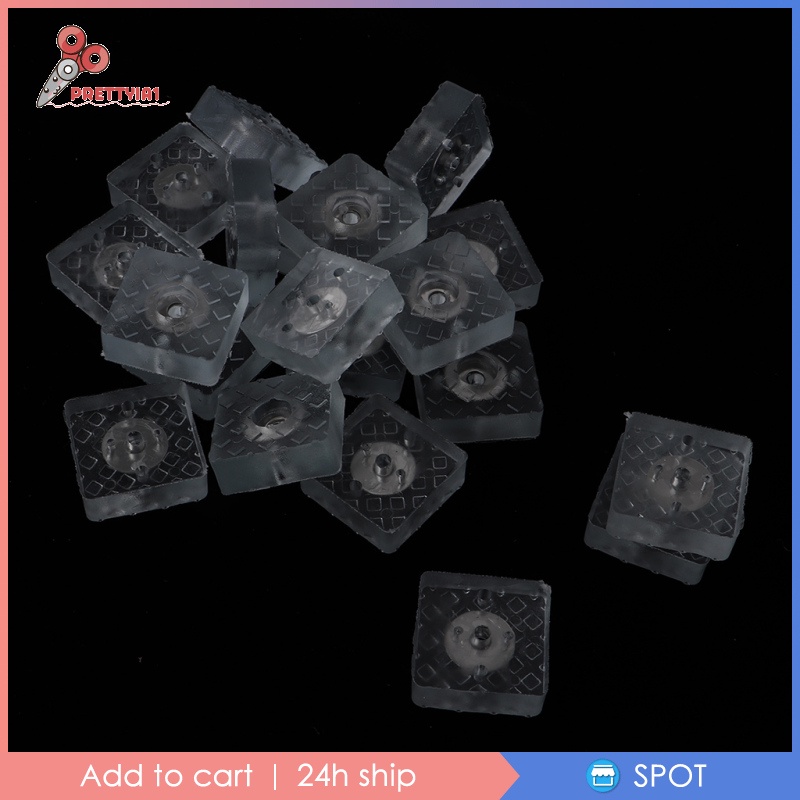 Set 20 Miếng Silicone Lót Chân Bàn Ghế Gỗ Chống Trượt Prettyia1