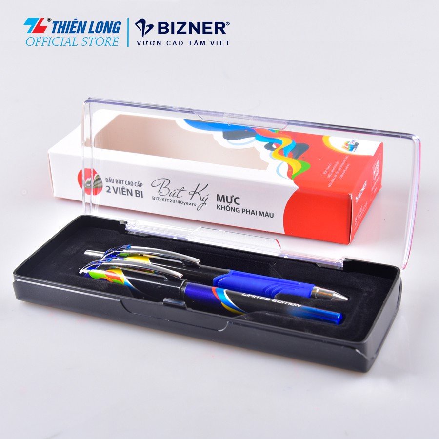 COMBO Bút sáp 36 màu Thiên Long Colokit CR-C042 +  Bộ 2 Bút gel Thiên Long Bizner BIZ-KIT20