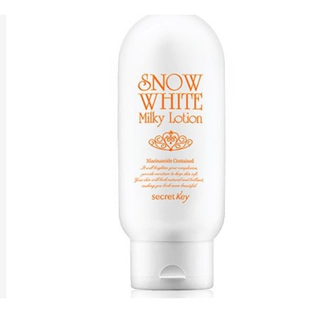 Sữa dưỡng thể dưỡng trắng SECRET KEY Snow White Milky Lotion 120g