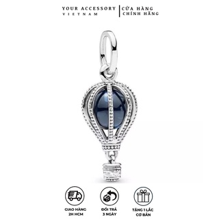 Hạt charm đính đá kiểu Pandora cao cấp YAC13