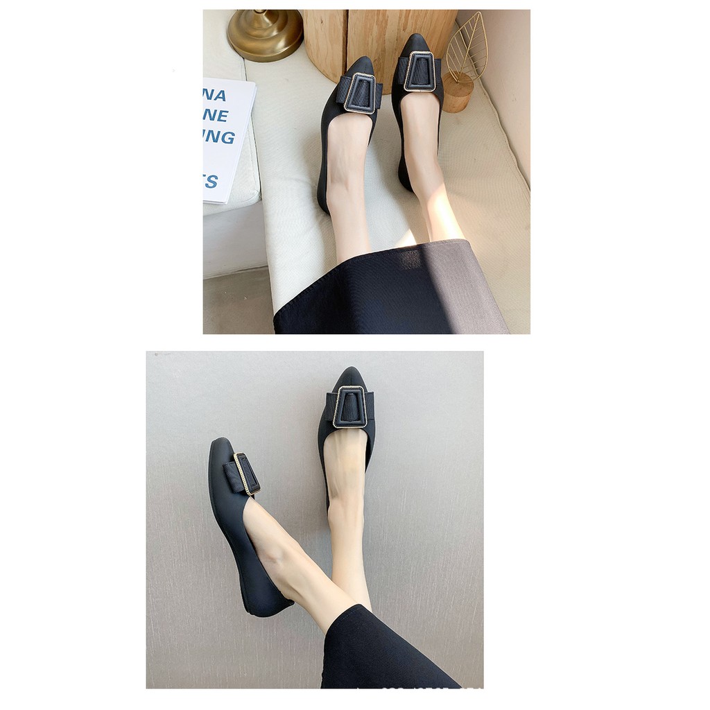 Giày búp bê nữ, hài nữ, sục đi mưa hình nơ cực xinh siêu mềm chống trơn trượt GBN45