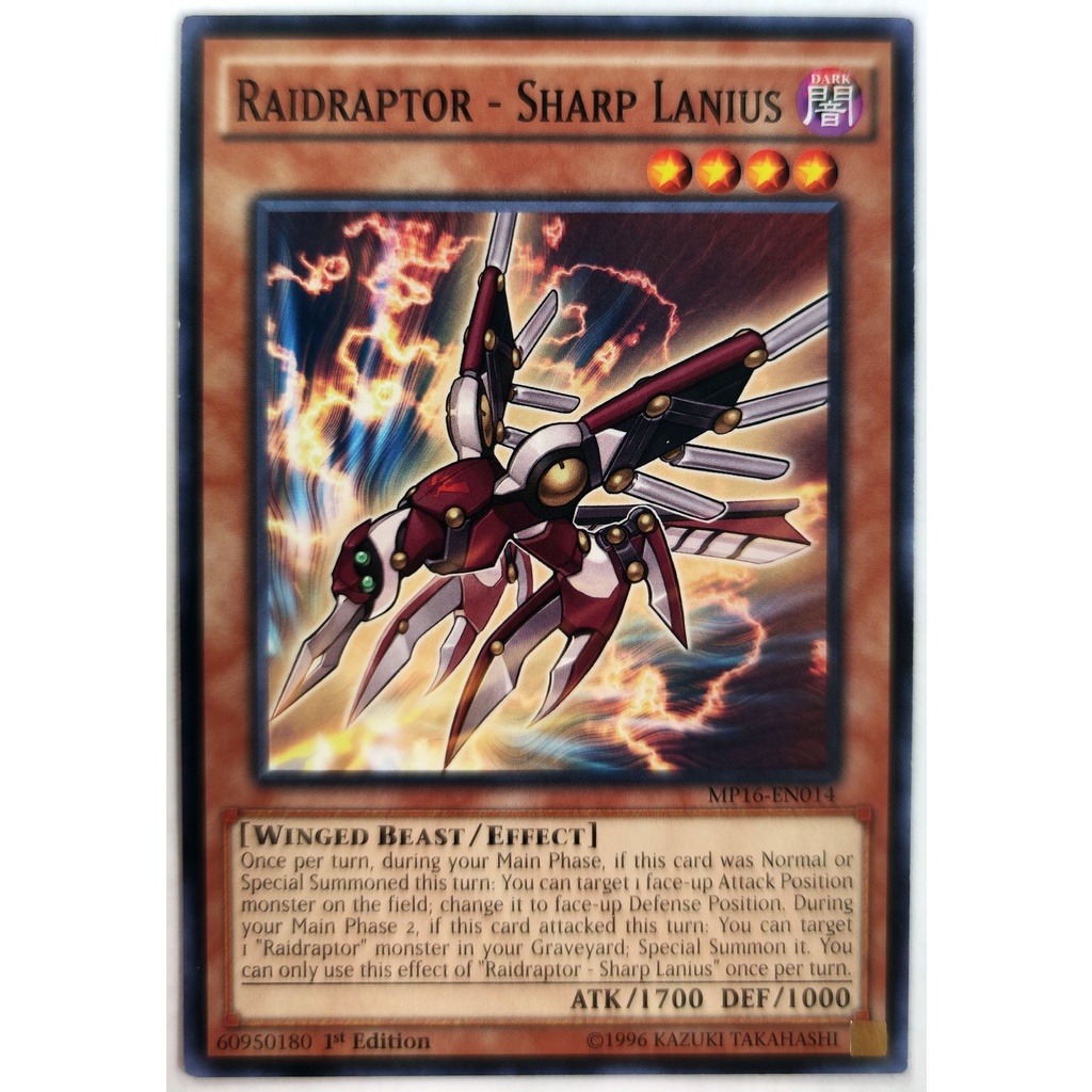 [Thẻ Yugioh] Raidraptor - Sharp Lanius |EN| Common (ARC-V)