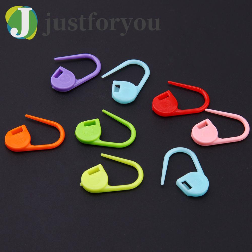 100 Vòng ghim băng nhựa đánh dấu đánh dấu cho đồ đan móc chuyên dụng