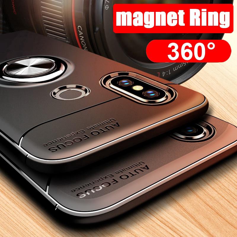 Ốp điện thoại mềm có vòng giá đỡ thời trang cho Xiaomi Mi Mix 2 S Mix2S / Mix2