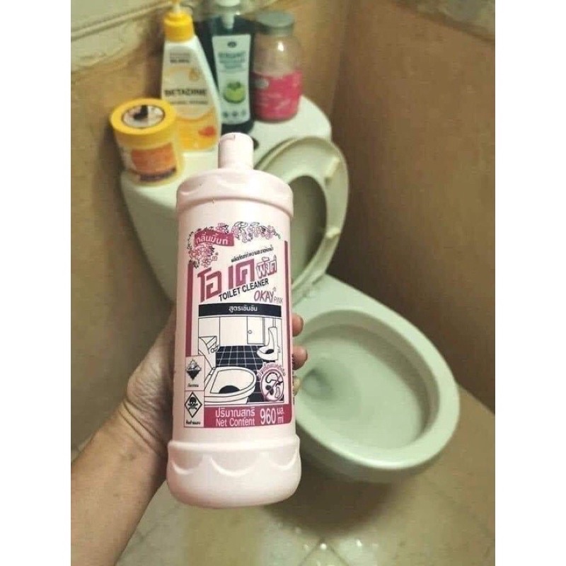 Tẩy bồn cầu - tẩy toilet Okay Thái lan đậm đặc 960ml