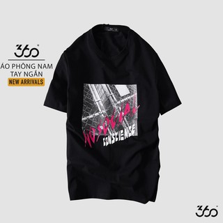 Áo phông nam 360 BOUTIQUE thun ngắn tay in hình - APHTK044