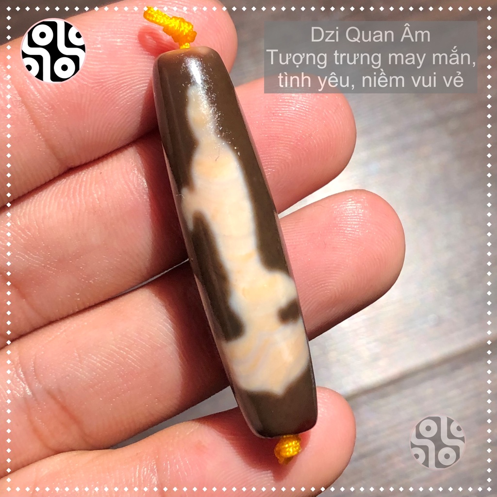 Dzi Tây Tạng, Đá Dzi Quan Âm  Mang May Mắn Và Tình Yêu Thương