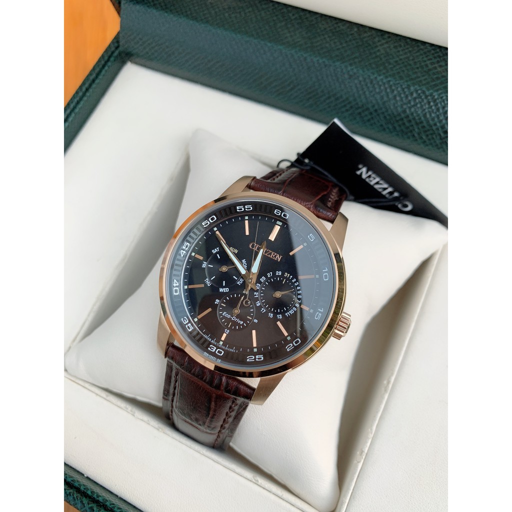 Đồng hồ nam chính hãng Citizen BU2013-08E - Máy Quartz Pin Eco Driver năng lượng ánh sáng - Kính cứng