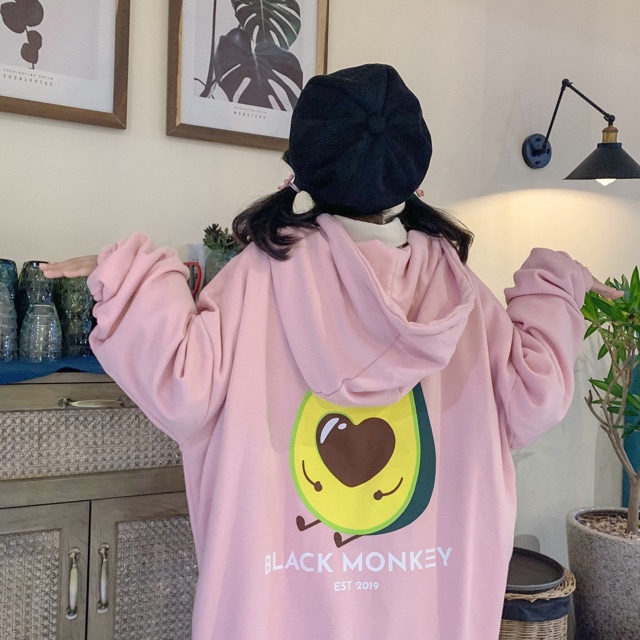 [TẶNG TÚI TOTE] Áo Hoodie Bơ Black Monkey - Timber: The Lover Màu Hồng | BigBuy360 - bigbuy360.vn