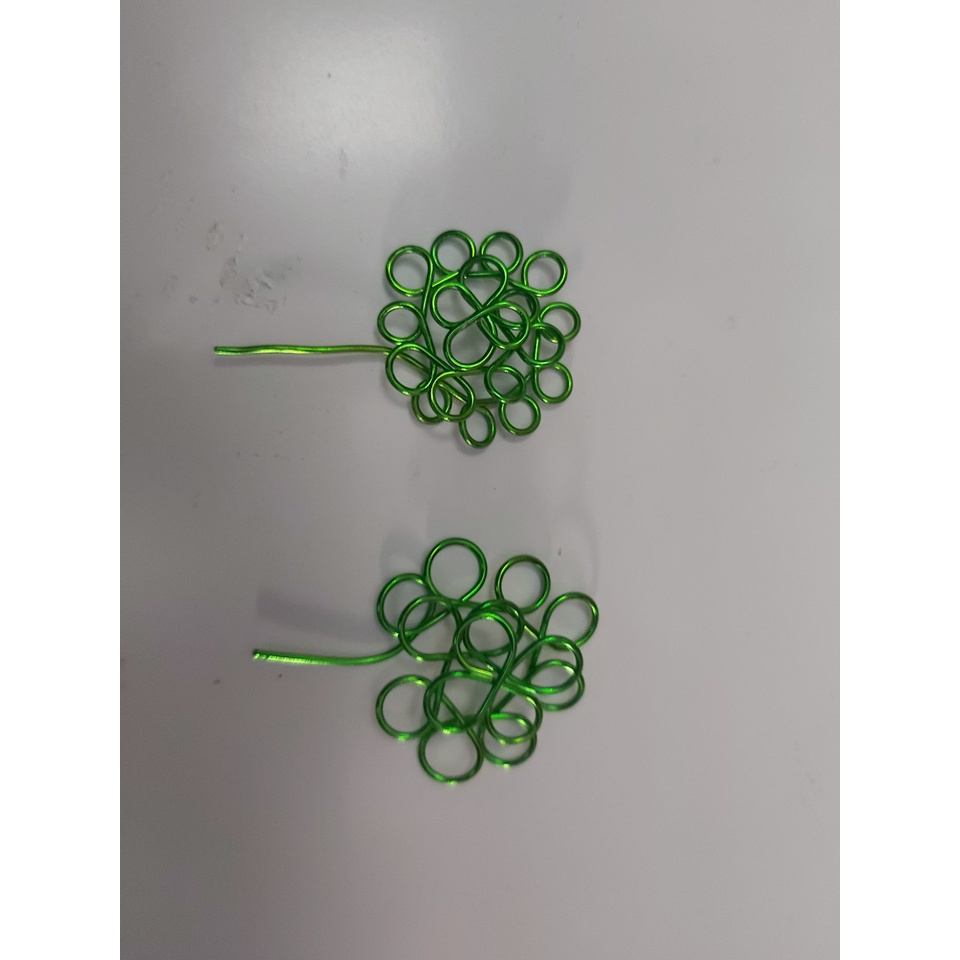 Dụng cụ làm lá tròn dây nhôm mạ màu handmade