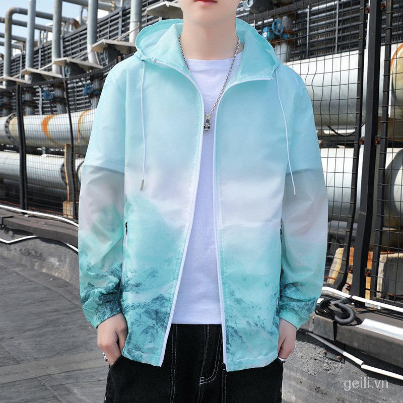 Áo khoác chống nắng siêu mỏng thoáng khí bảo vệ khỏi tia UV khi đi câu cá dành cho nam và nữ