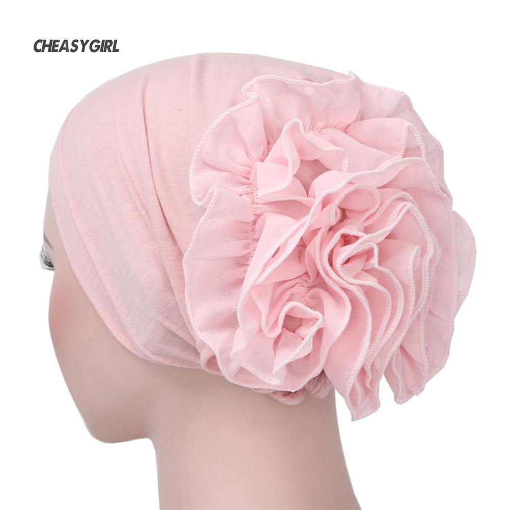★Khăn Trùm Đầu Kiểu Hồi Giáo Bằng Vải Cotton Họa Tiết Hoa Cho Nữ