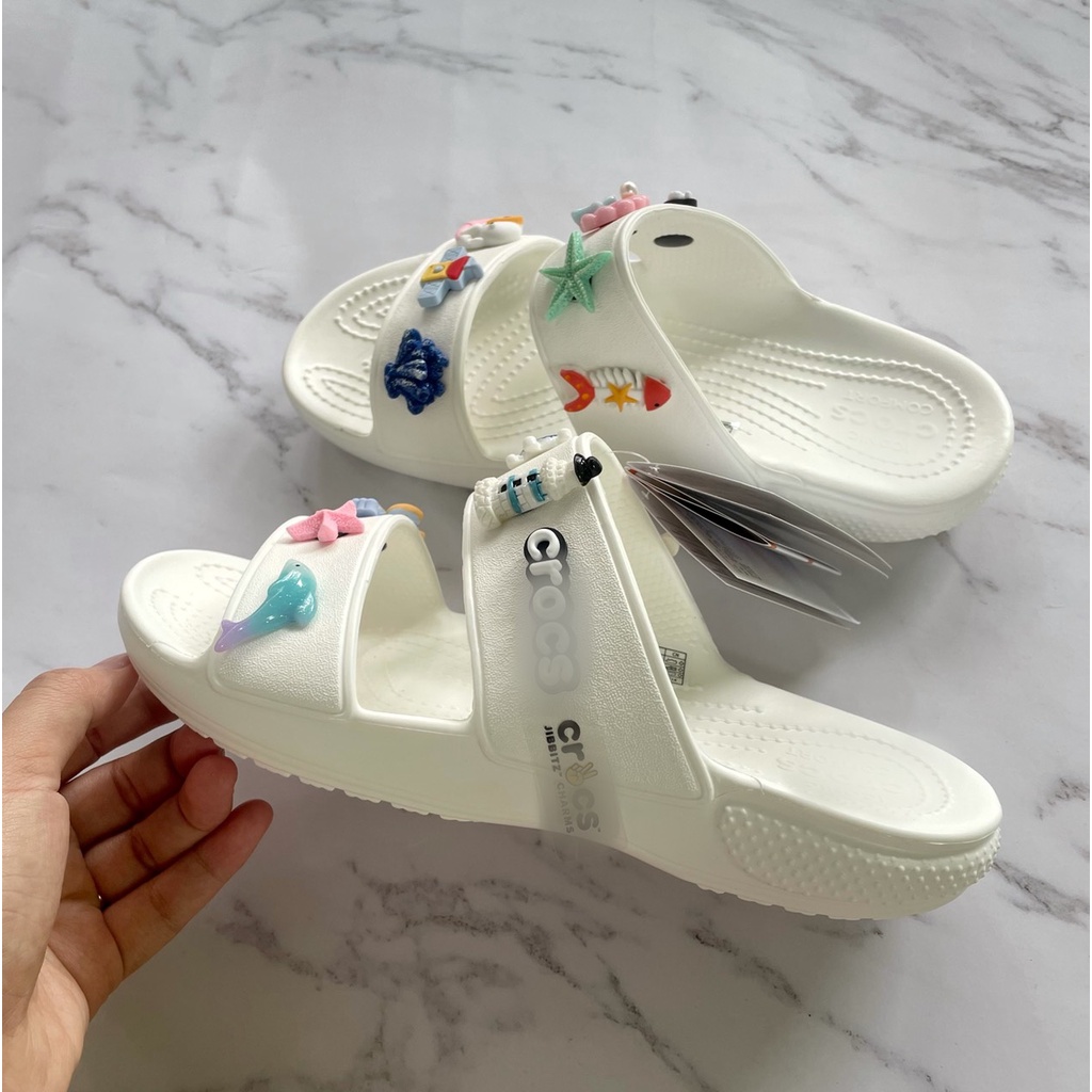 Dép Lê Cross 2 Quai Ngang Unisex Trẻ Trung Cho Nam Nữ