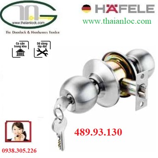 Khoá tay tròn Hafele cho cửa phòng 489.93.130