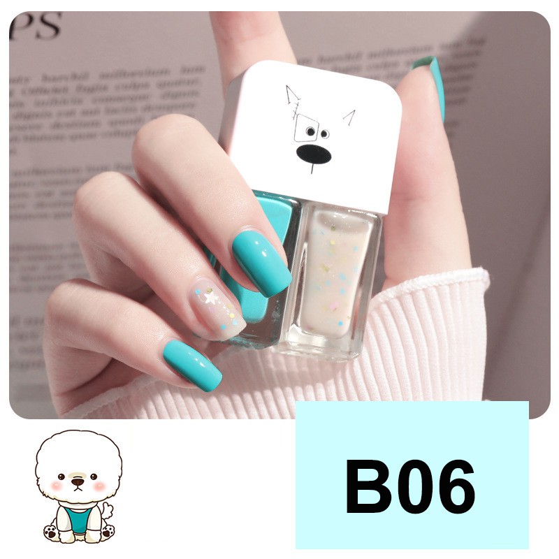 Full Set 2 Chai Sơn Móng Tay Nhũ + Lì Fairy's Gift 2*6ML mầu B1 - mầu B15 pp Bởi Shop Yến 95