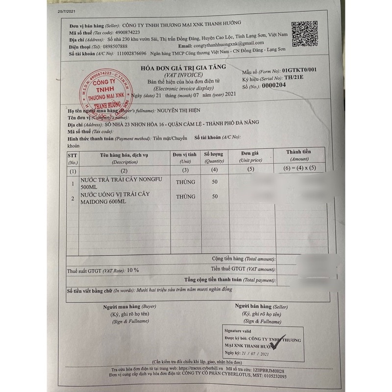 Các loại nước uống thơm ngon