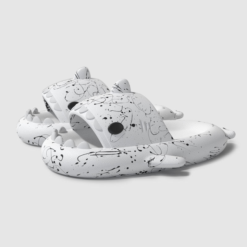 Dép Đi Trong Nhà & Ngoài Trời Chống Trượt Hình Cá Mập Thời Trang Mùa Hè Cho Cặ