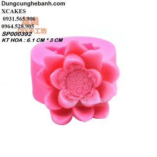 Khuôn Silicon Hoa Sen Nở Trung