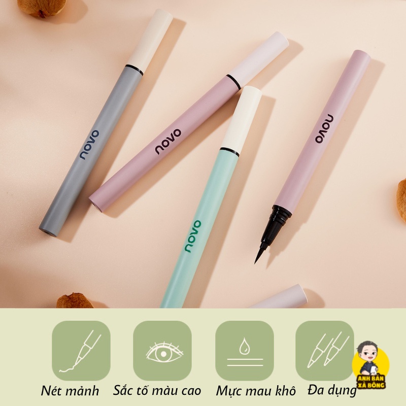 Bút Kẻ Mắt Nước NOVO Dazzling And Smooth Liquid Eyeliner 5595