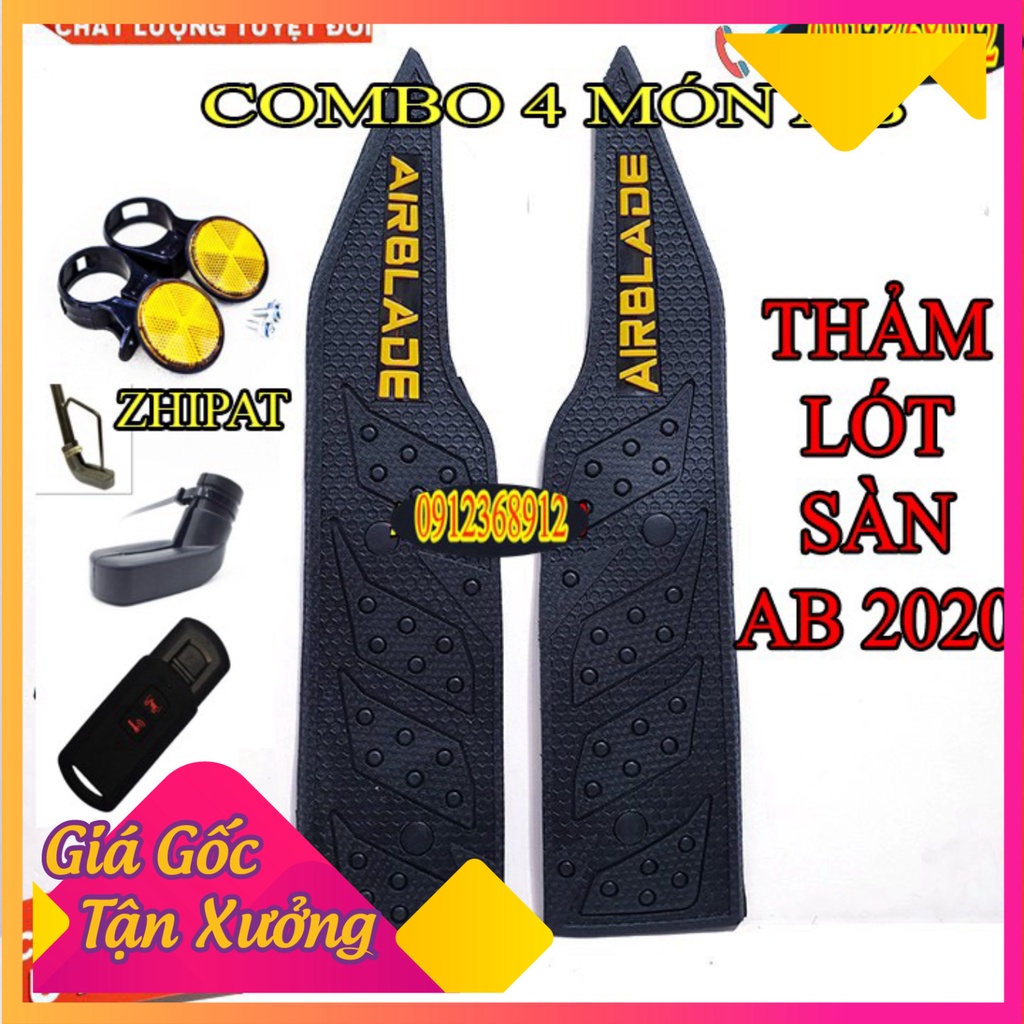 COMBO 4 MÓN CHO XE AIR BLADE 2017- AB 2020 ( CHỌN ĐÚNG PHÂN LOẠI XE AB) (Ảnh Sp thật)