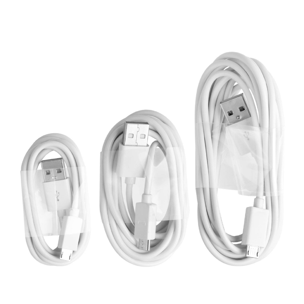 Dây Cáp Sạc Điện Thoại/Máy Tính Bảng Micro USB 1m/2m/3m Hai Màu Trắng Đen Cho Android Samsung Huawei