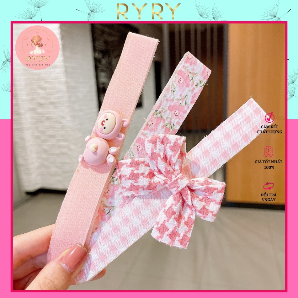 Set 3 Cài Dán Tóc Siêu Dễ Thương Xinh Xắn Cho Bé Gái