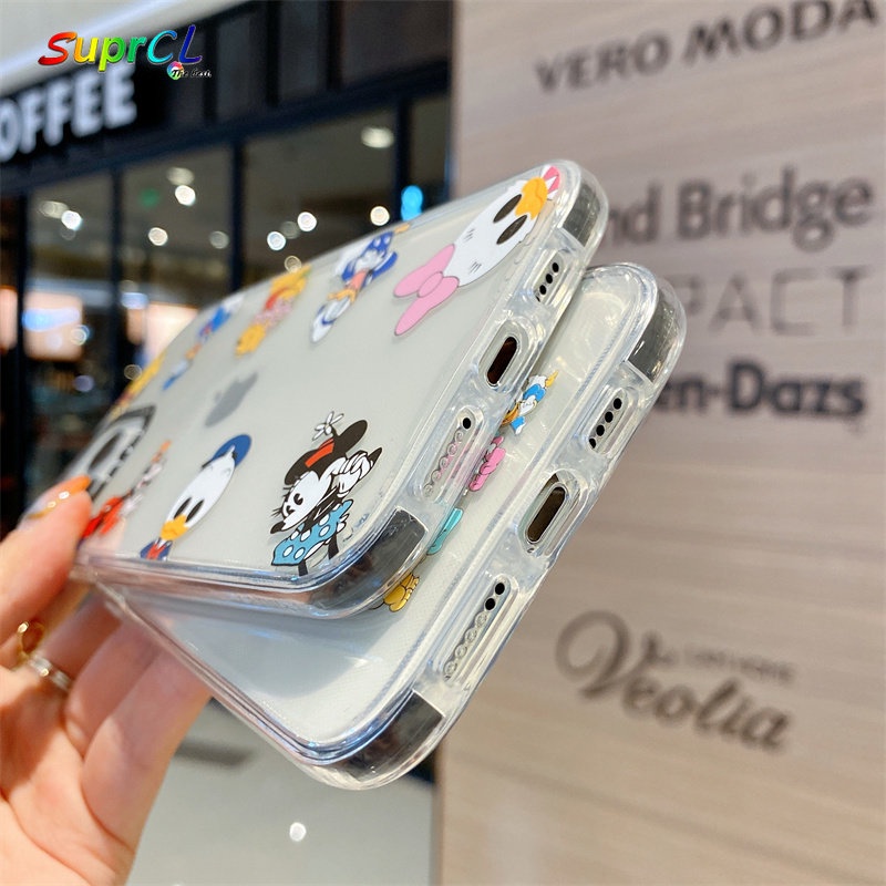 Ốp Điện Thoại Silicon Mềm Chống Sốc Họa Tiết Hoạt Hình Cho iPhone 12 11 Pro Max XR X XS Max 7 8 Plus